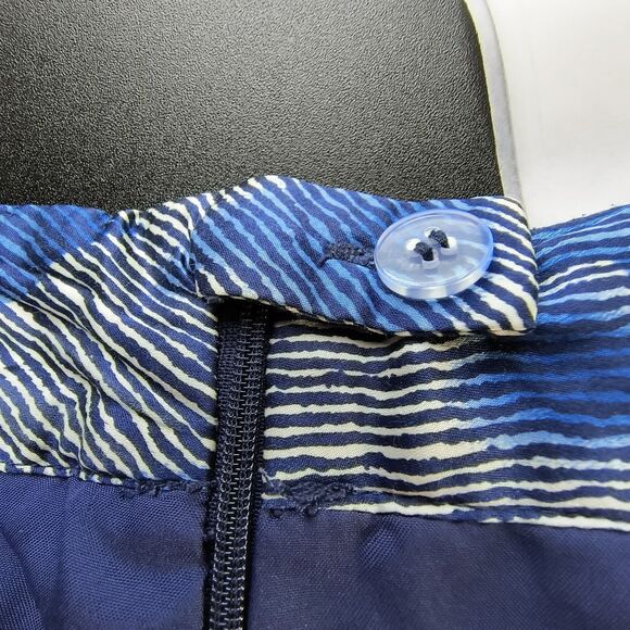 Coldwater Creek Skirt Womens Plus 1X Blue Geometric Embroidery Midi Cottage Boho - Picture 11 of 15